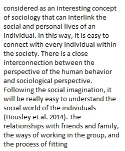 Sociological Imagination